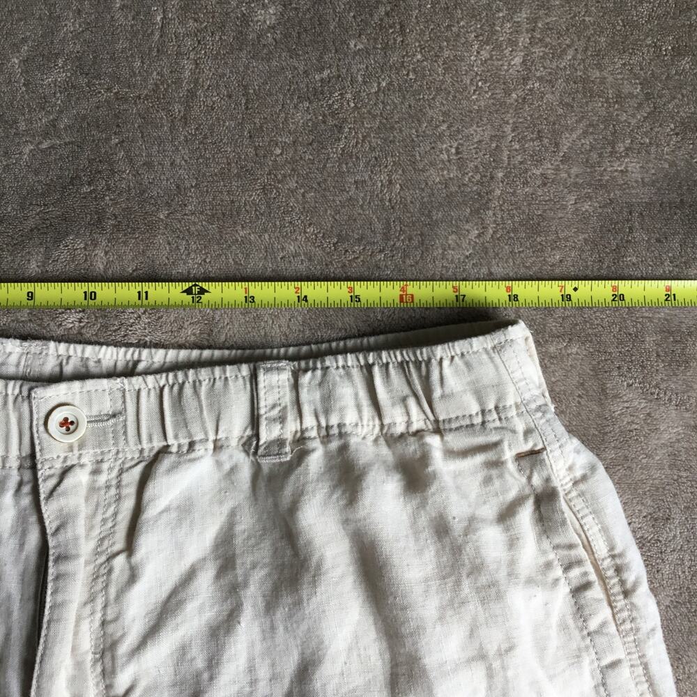 Tommy Bahama Linen Relax Beach Pants Gauzy Lightweight Slim Fit Mens XL Beige - Picture 3 of 7